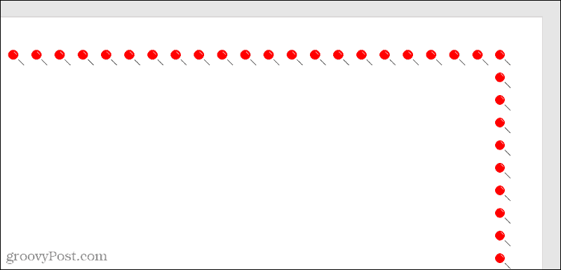 Lollipop page border in Word