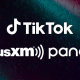 TikTok, SiriusXM, Pandora - Courtesy of PR Newswire