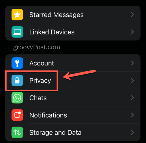 whatsapp privacy settings